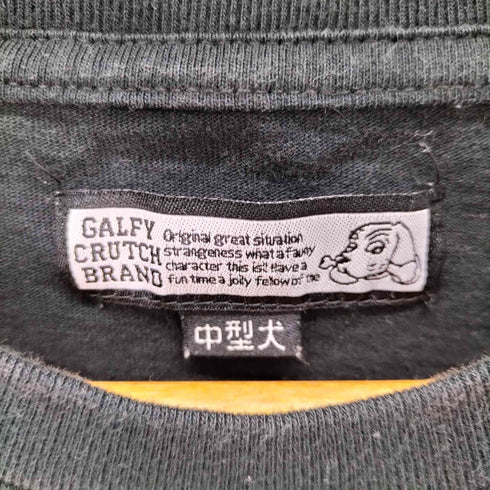 ガルフィー GALFY フロントデザイン コットン 半袖Tシャツ メンズ  中型犬